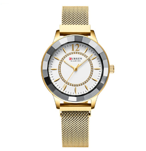 ladies magnet buckle mesh watch - MRSLM