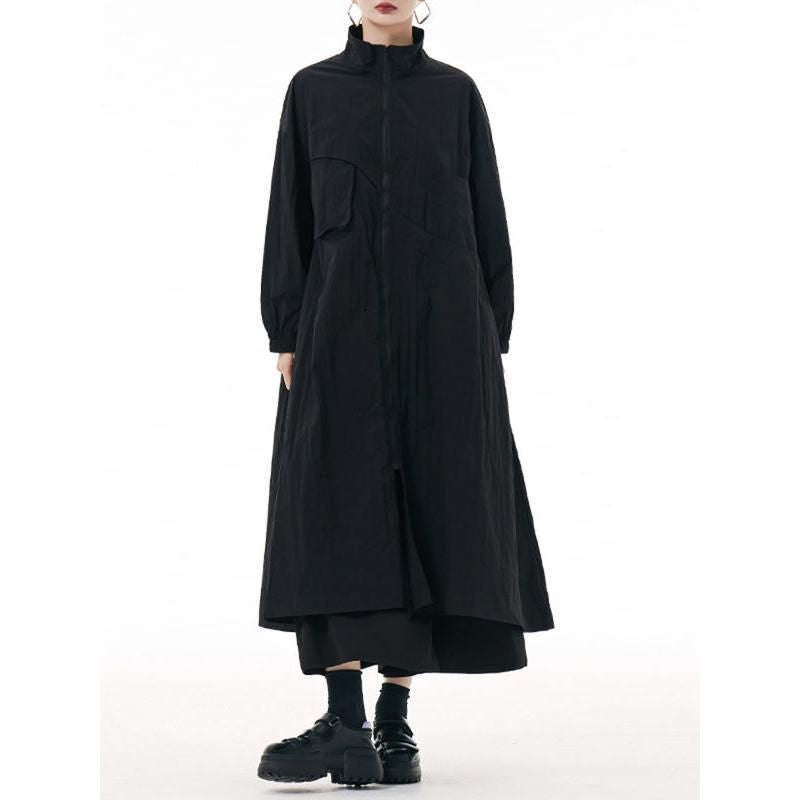 army green stylish trench coat, view 11 - MRSLM