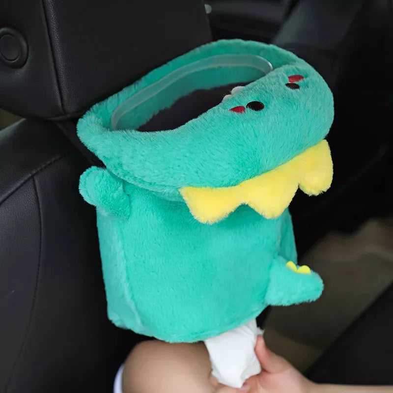 2-in-1 car tissue box and trash bin - MRSLM