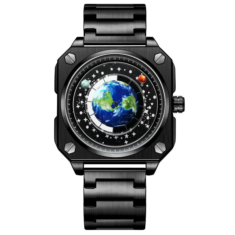 men's big dial quartz watch, view 6 - MRSLM
