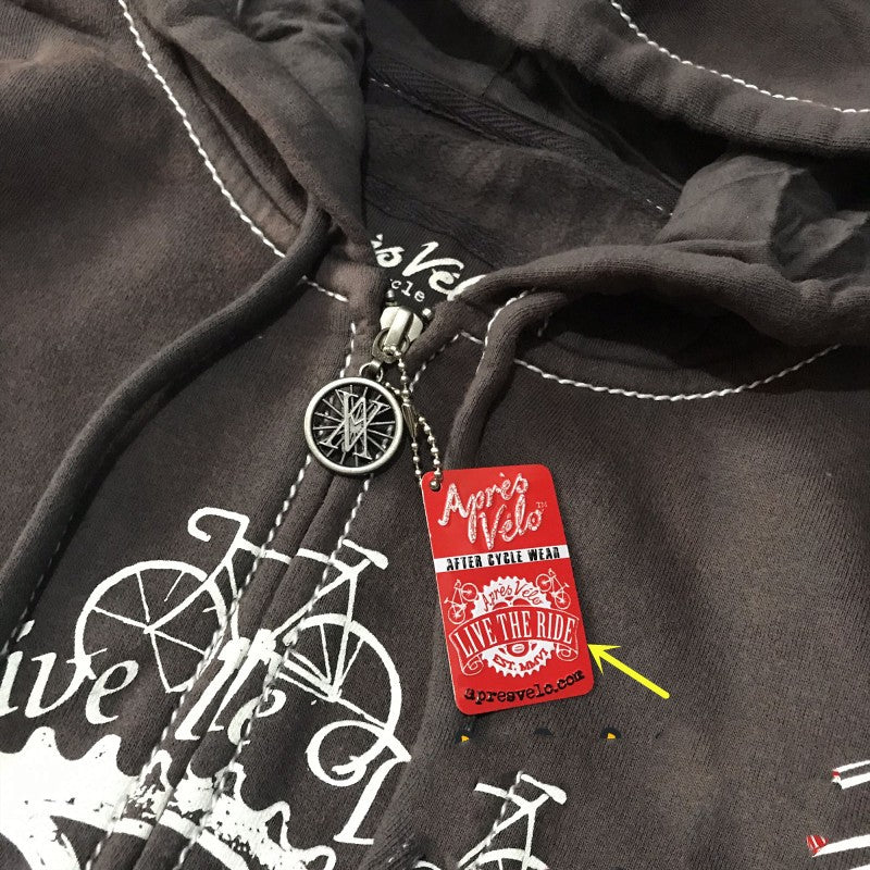 punk patch hooded zip cardigan, view 2 - MRSLM