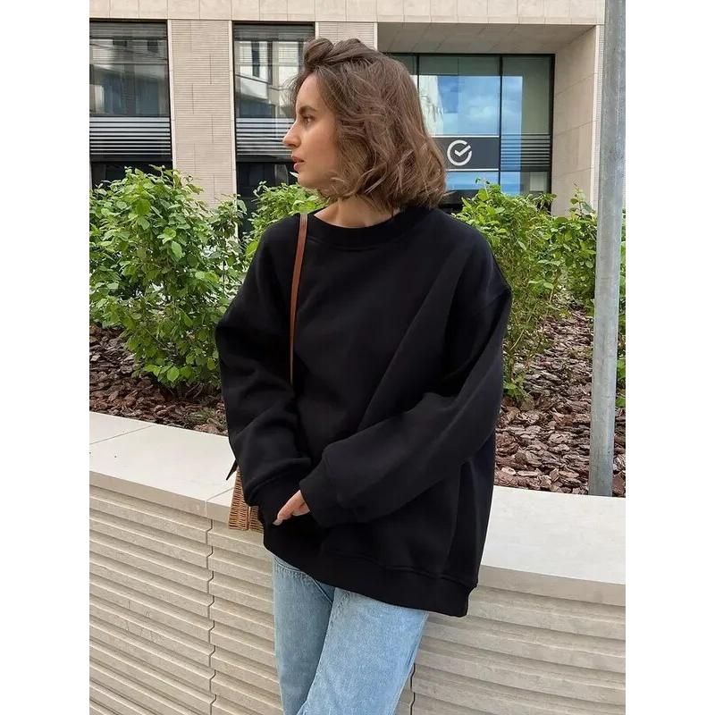 women's fleece sweatshirt, view 6 - MRSLM