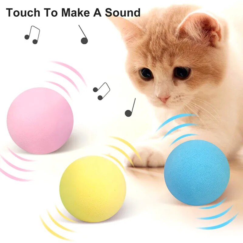 interactive squeak and sound catnip toy ball, view 15 - MRSLM