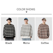 men's striped sweatshirt, view 8 - MRSLM