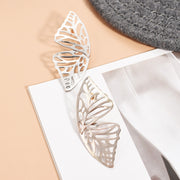 angel wing butterfly stud earrings for women, view 6 - MRSLM