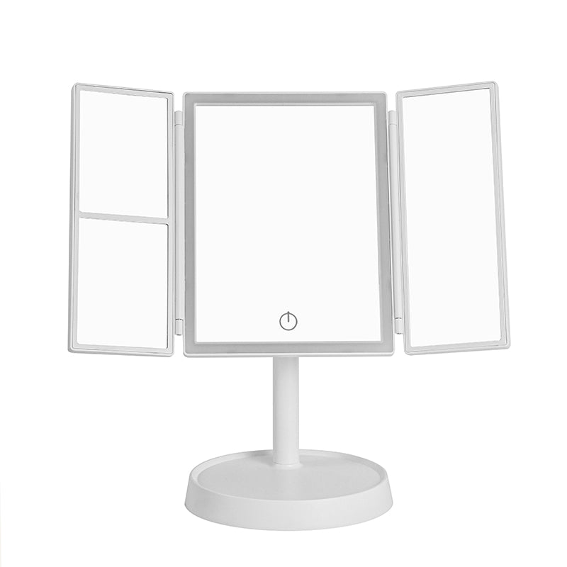 foldable LED makeup mirror, view 9 - MRSLM