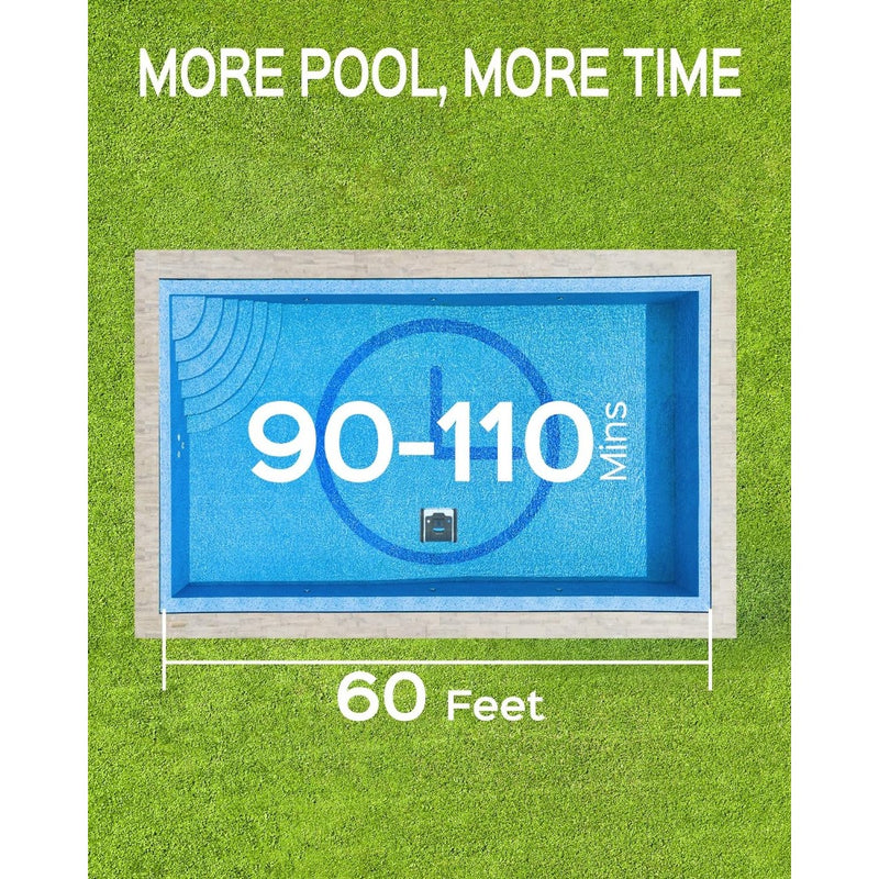 cordless robotic pool cleaner, view 5 - MRSLM