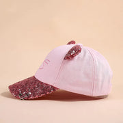 Korean cat embroidery kids baseball cap, view 7 - MRSLM