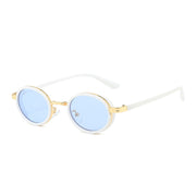 gradient oval sunglasses, view 7 - MRSLM