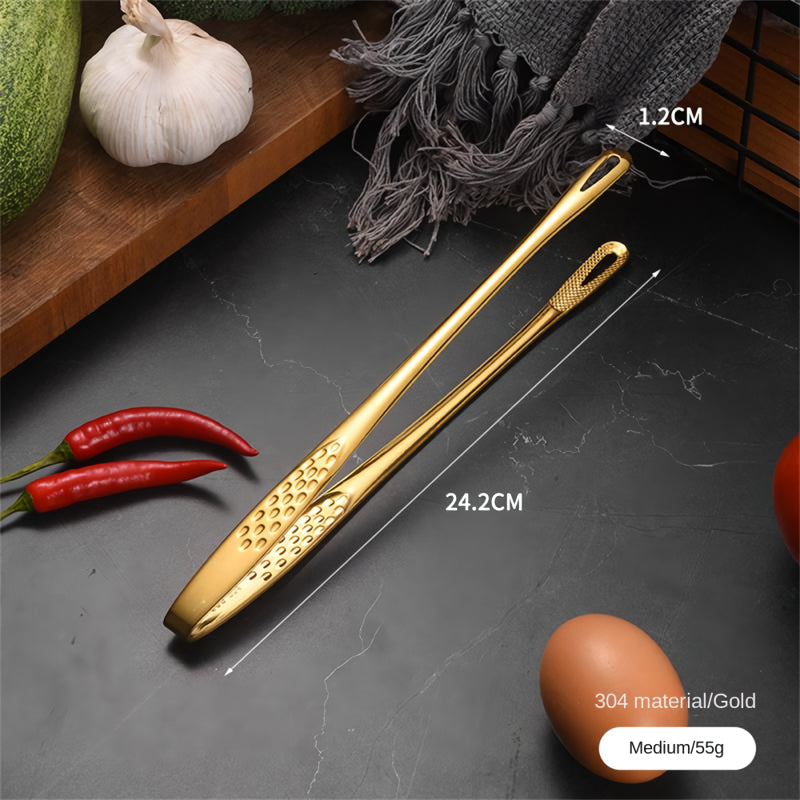 304 stainless steel grill tongs, view 2 - MRSLM