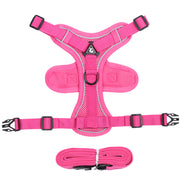 adjustable mesh cat harness and leash set, view 2 - MRSLM