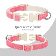 quick release dog collar harness and leash set, view 10 - MRSLM