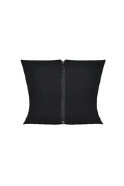 deep V-neck backless crop top, view 12 - MRSLM
