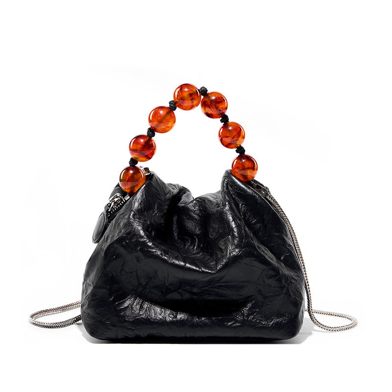 leather crossbody bag, view 2 - MRSLM