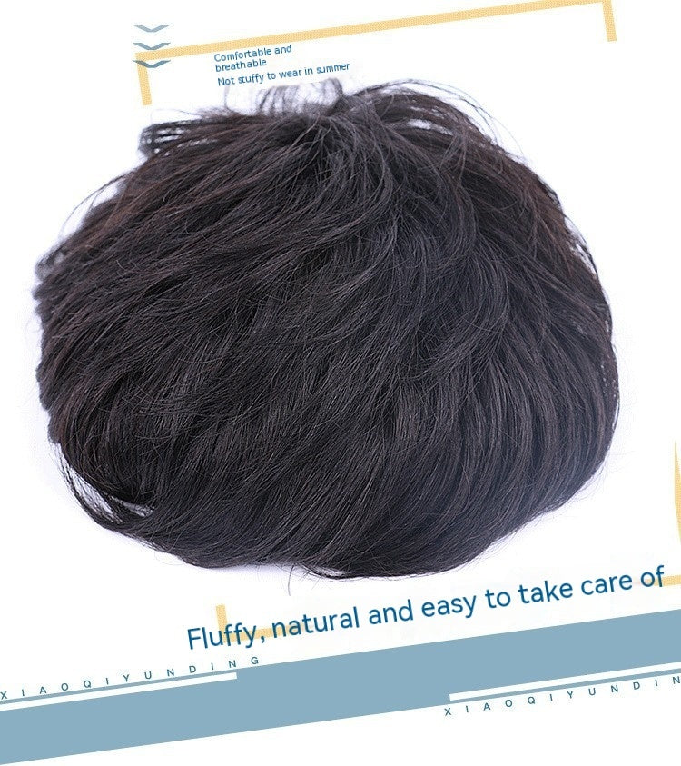 men's seamless short hair piece, view 5 - MRSLM