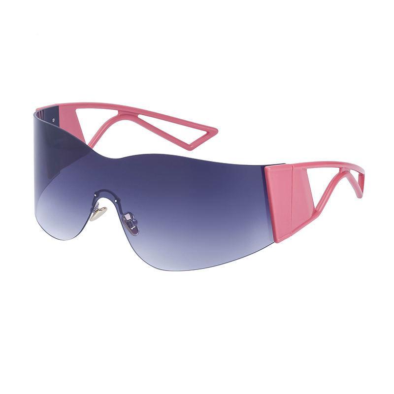 oversized rimless sunglasses, view 5 - MRSLM