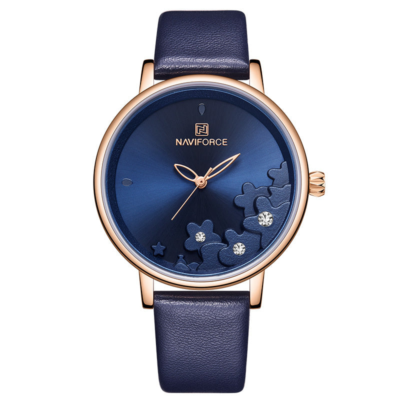 embossed women's watch, view 3 - MRSLM