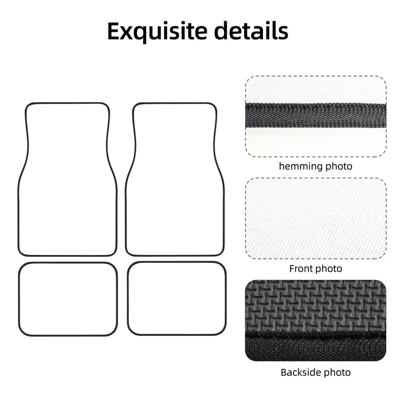 blue wolf car floor mats, view 6 - MRSLM