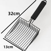 stainless steel cat litter scoop, view 8 - MRSLM