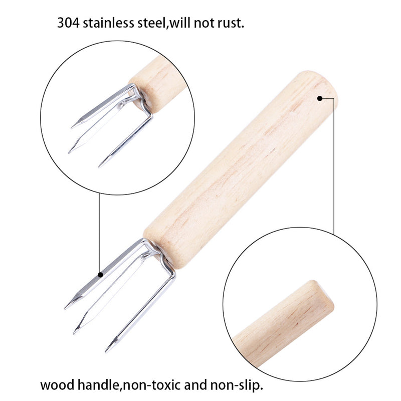 Stainless steel corn holders, view 5 - MRSLM