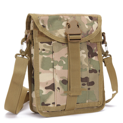 camouflage outdoor shoulder bag, view 5 - MRSLM