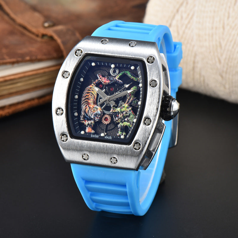 Men's dragon tiger quartz watch, view 14 - MRSLM