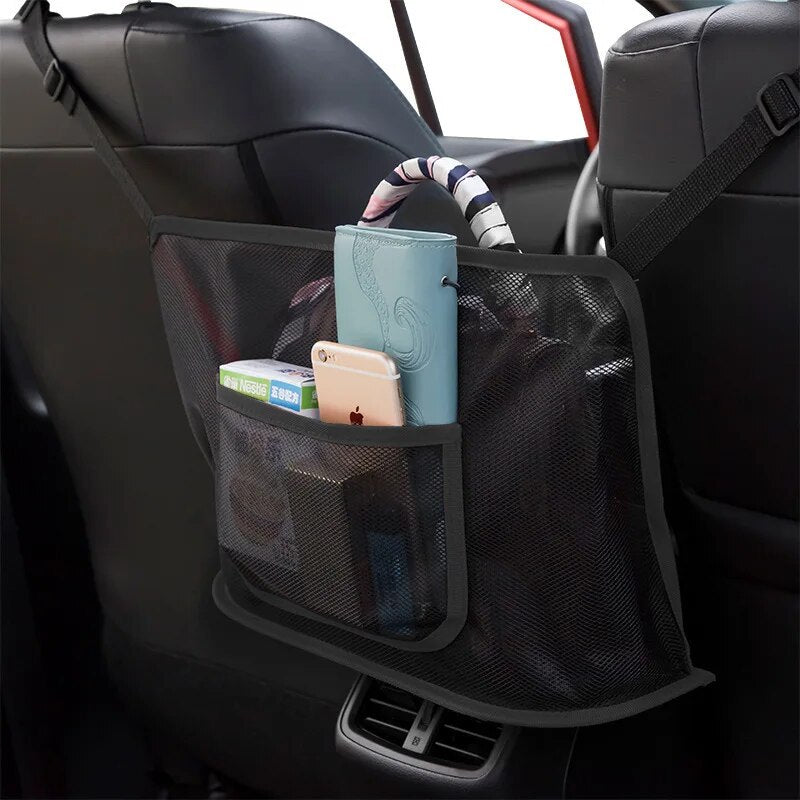 car seat storage net and pet barrier, view 2 - MRSLM