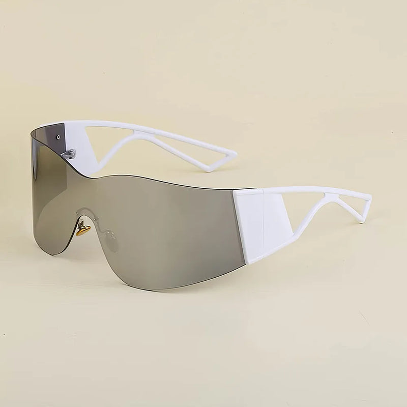 oversized rimless sunglasses, view 16 - MRSLM
