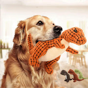 bite-resistant plush squeaky dog toy - MRSLM