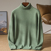 men's thick turtleneck sweater, view 10 - MRSLM