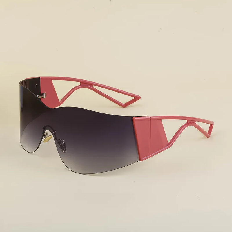 oversized rimless sunglasses, view 17 - MRSLM