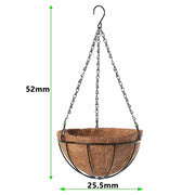 round metal hanging basket, view 2 - MRSLM
