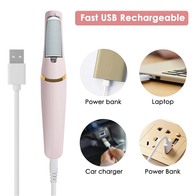 electric foot grinder callus remover, view 5 - MRSLM