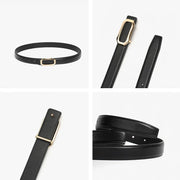 women's genuine cow leather belt, view 10 - MRSLM