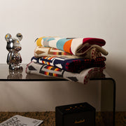indiana cotton knitted blanket, view 6 - MRSLM