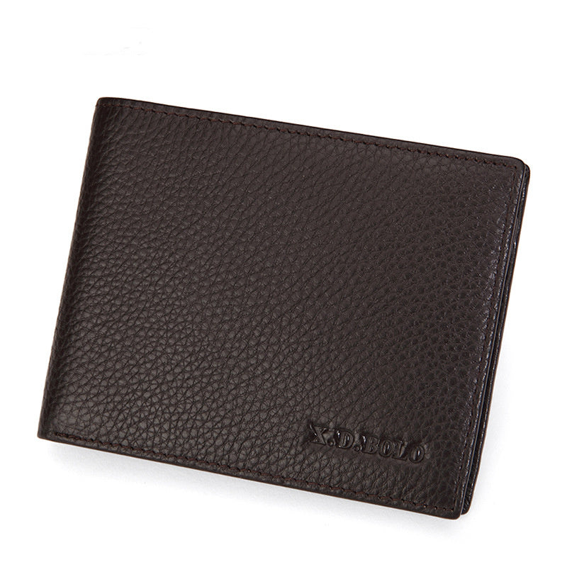 ultra-thin cowhide wallet, view 4 - MRSLM