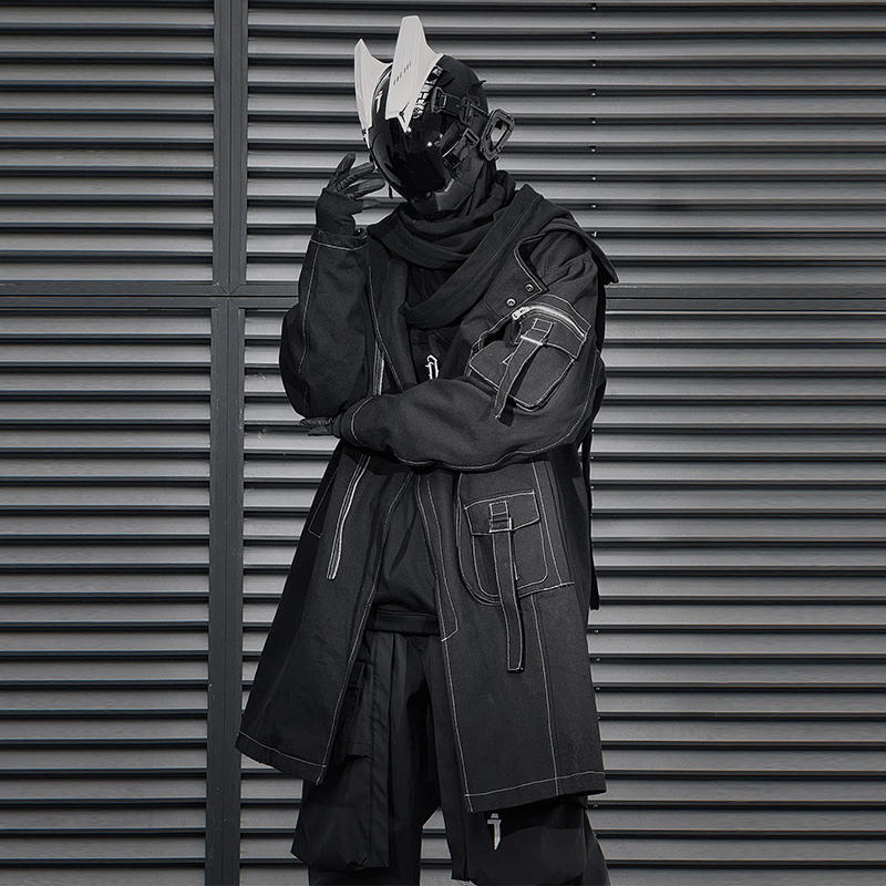 irregular trench coat, view 4 - MRSLM