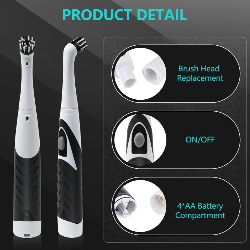 multifunctional sonic scrubber cleaning tool, view 6 - MRSLM
