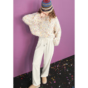 colorful dots loose knitwear for women, view 3 - MRSLM