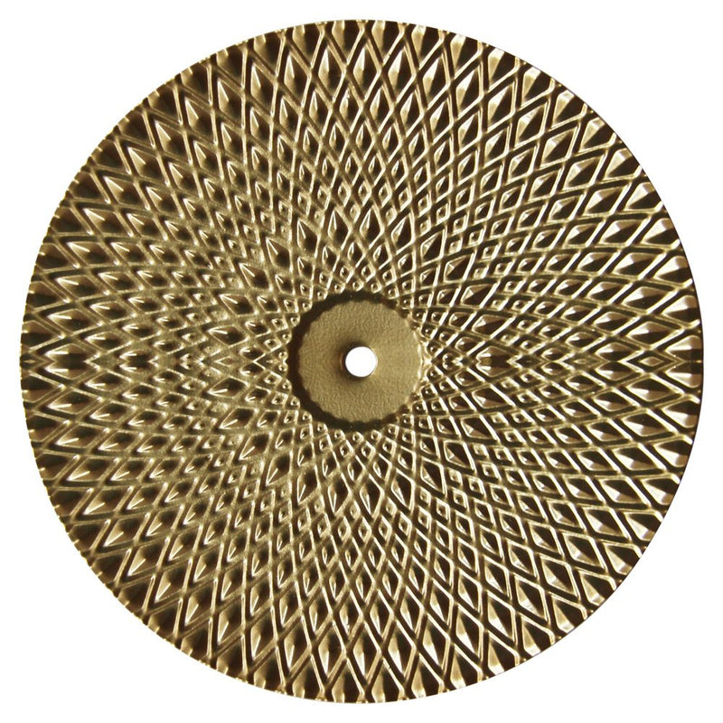 Round gold metal wall hanging, view 4 - MRSLM