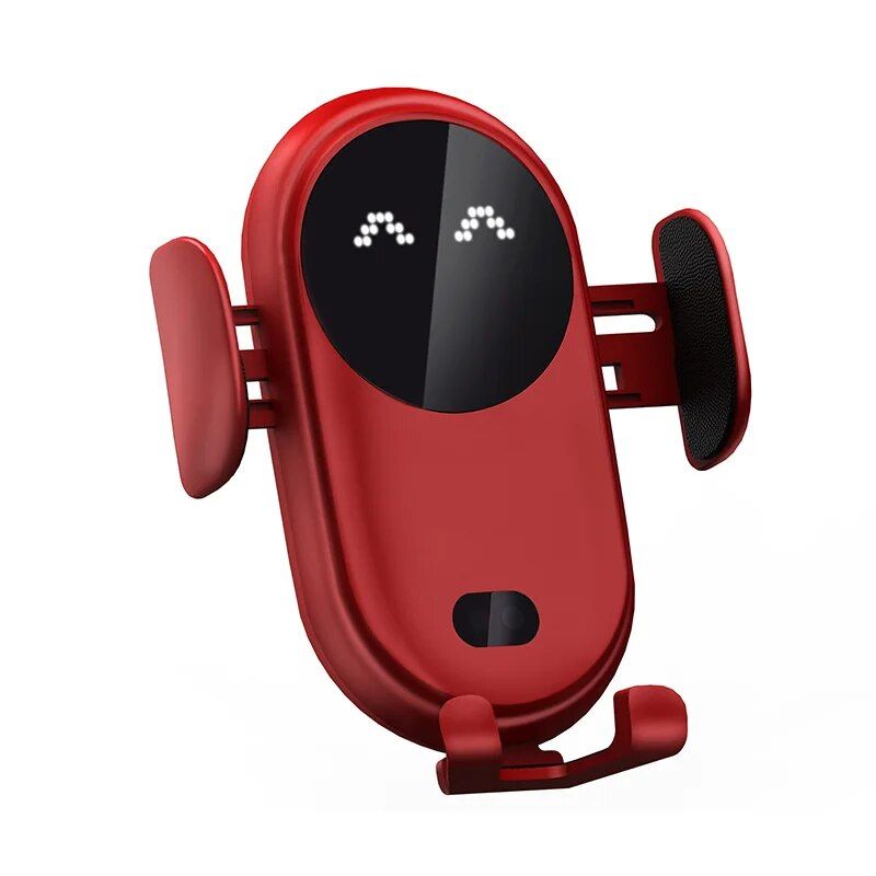 Universal wireless car charger air outlet mount, view 2 - MRSLM