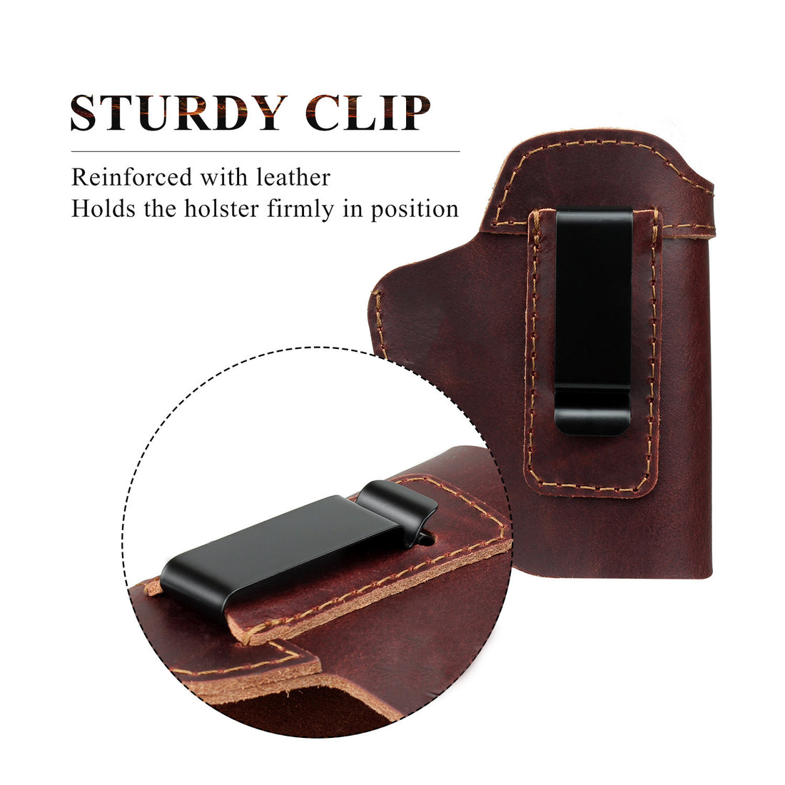 Hidden Leather Small Pouch