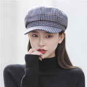women's striped winter beret, view 5 - MRSLM