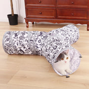 foldable pet cat tunnel, view 3 - MRSLM