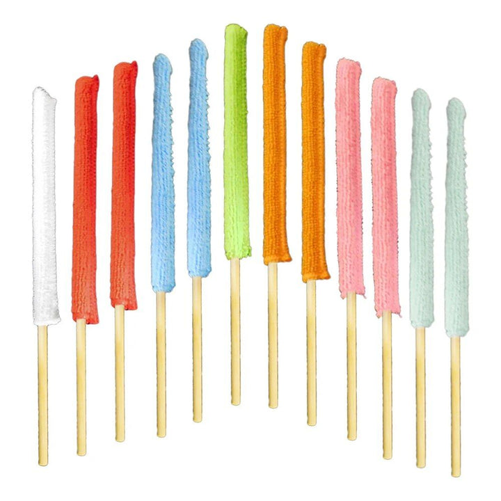 12pcs Microfiber Detail Duster Sticks for Precise Cleaning