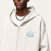 unisex brushed zip up hoodie, view 8 - MRSLM