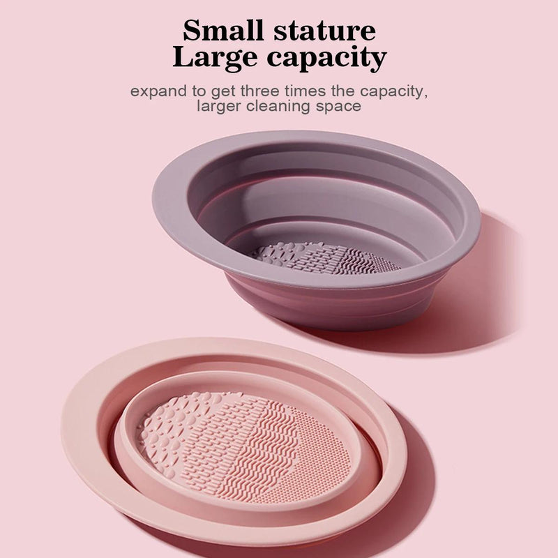 silicone makeup brush cleaner and scrubber, view 4 - MRSLM