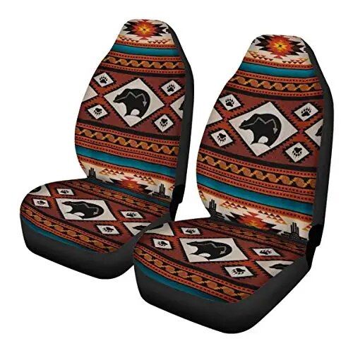 Southwest Geometric Tribal Aztec Universal Car Seat Covers