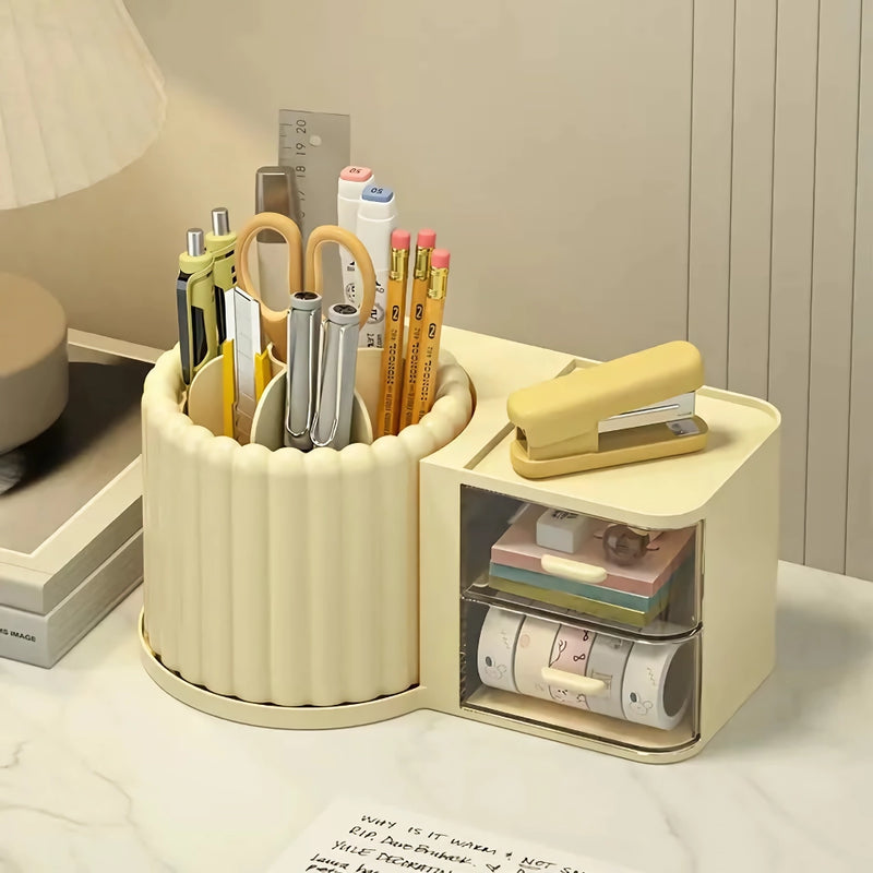 Makeup organizer with brush holder, view 9 - MRSLM