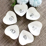 ceramic peach heart pet bowl, view 8 - MRSLM